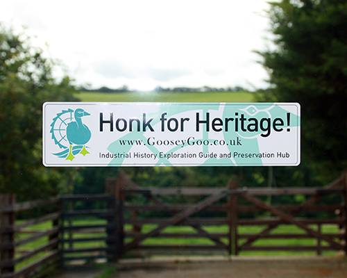 Window Sticker - Honk for Heritage - GooseyGoo