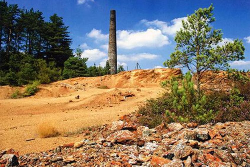 Arsenic Works at Devon Great Consols by B Gamble