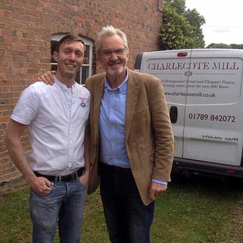 Karl Grevatt, Miller at Charlecote Mill – A Happy Miller Indeed