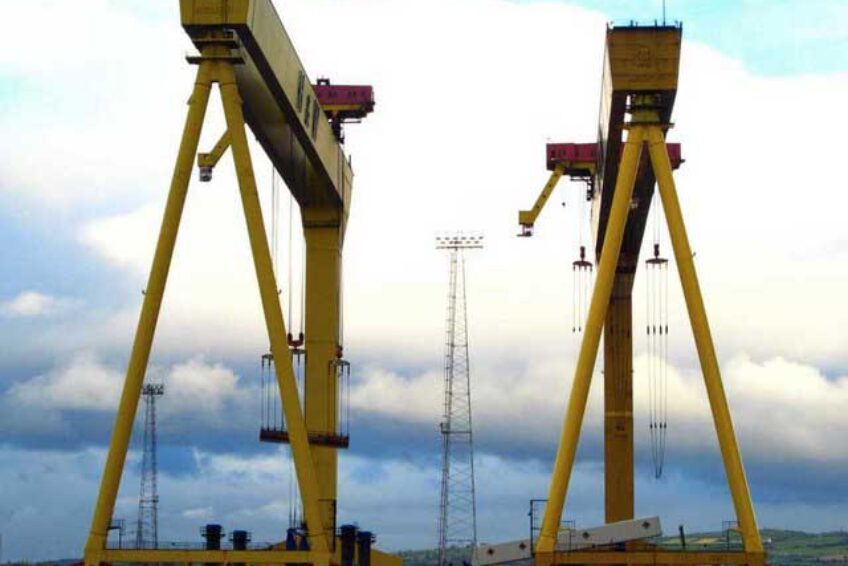Harland and Wolff Cranes © Copyright Rossographer and licensed for reuse under CC BY SA 2.0