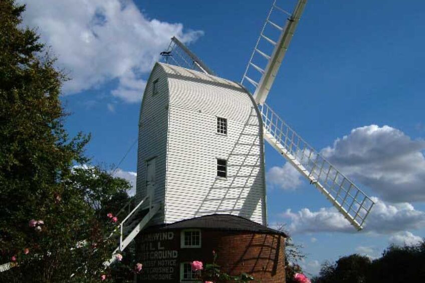 Bocking Windmill © Copyright Brenda Howard and licensed for reuse under CC by SA 2.0