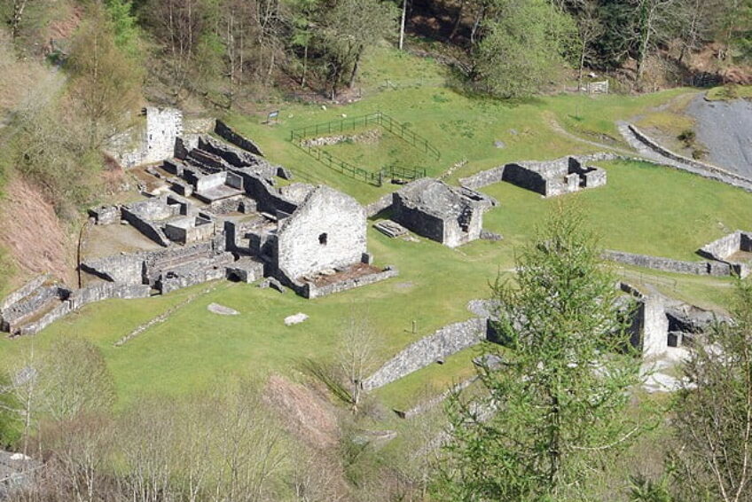 Bryntail Lead Mine 1 © Copyright John Lucas and licensed for reuse under the Creative Commons Licence.