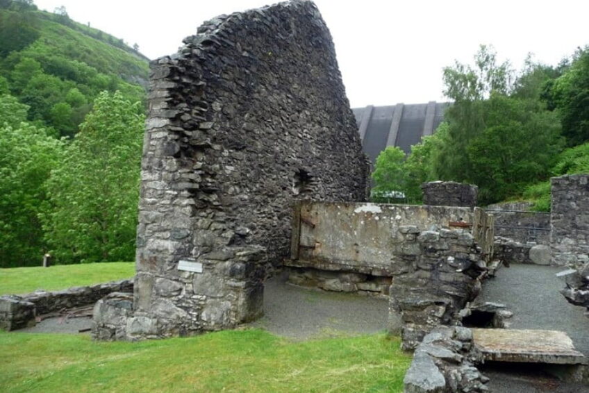 Bryntail Lead Mine © Copyright Christine Johnstone and licensed for reuse under the Creative Commons Licence.