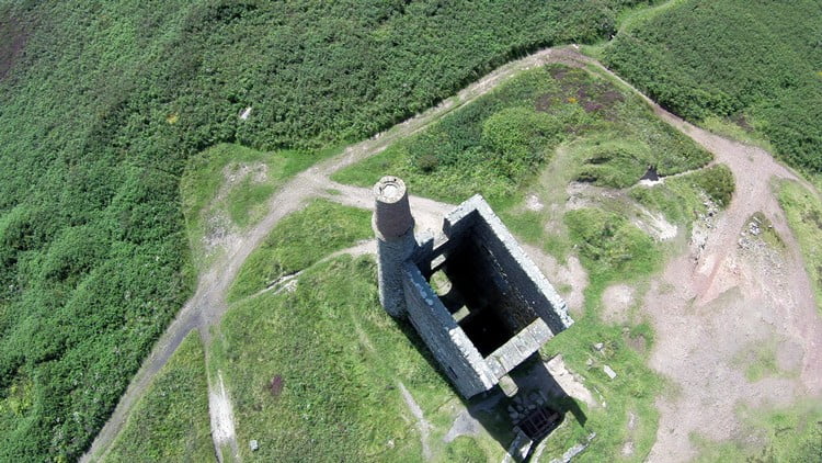 Ding Dong Mine, Greenburrow Shaft Pumping Engine House © Copyright Frank Aldous and licensed for reuse under Creative Commons Licence.